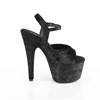 Pleaser - ADORE709WR Ankle strap sandal - Black Product image